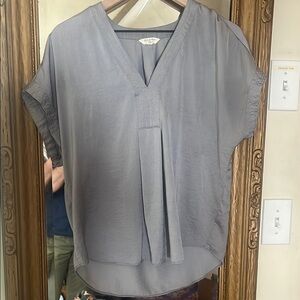Lucky Brand Gray Blouse M